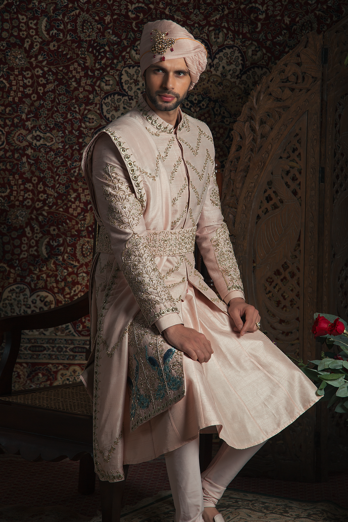 Peacock sherwani shop